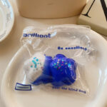 Ultra soft creamy texture blue glitter bear shape squishy - Image 8