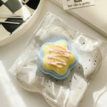 Ultra soft creamy texture blue glitter bear shape squishy - Image 9