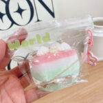 Ultra soft creamy texture blue glitter bear shape squishy - Image 16