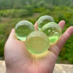 Green Apple Gummy Candy Green Tea Soda Maltose Balls - Extra Large - Image 6