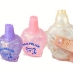 Transparent Gold Powder Perfume Bottle and Hand Cream Nail Polish Bottle Squishy