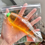 Crystal Realistic Vegetable Colorful Carrot maltose Squishy