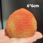 Realistic Simulate lychee Pinching