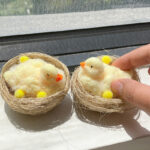 Furry Yellow Nested Duck and Chick Squishy Squeezable Stress Relief Sensory Fidget Toy - Image 2