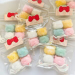 A variety of cute knitted plush bear heads Squishy - Image 4