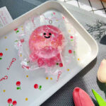 PeachyPuff Pastel Transparent Smiling Octopus Squishy - Image 2