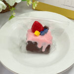PeachyPuff Fudgy Rich Strawberry Brownie Squishy - Image 7