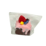 PeachyPuff Fudgy Rich Strawberry Brownie Squishy - Image 2