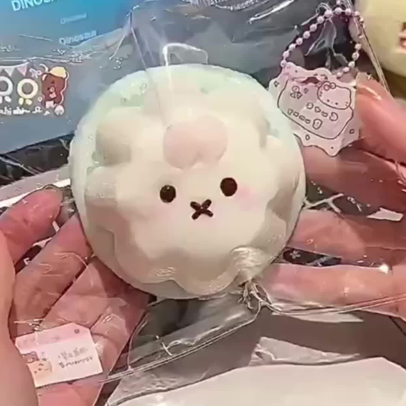 PeachyPuff Miffy Rabbit Pudding Taba Squishy