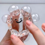 PeachyPuff Clear Crystal bubble ball Squishy with Free Syringe - Image 3