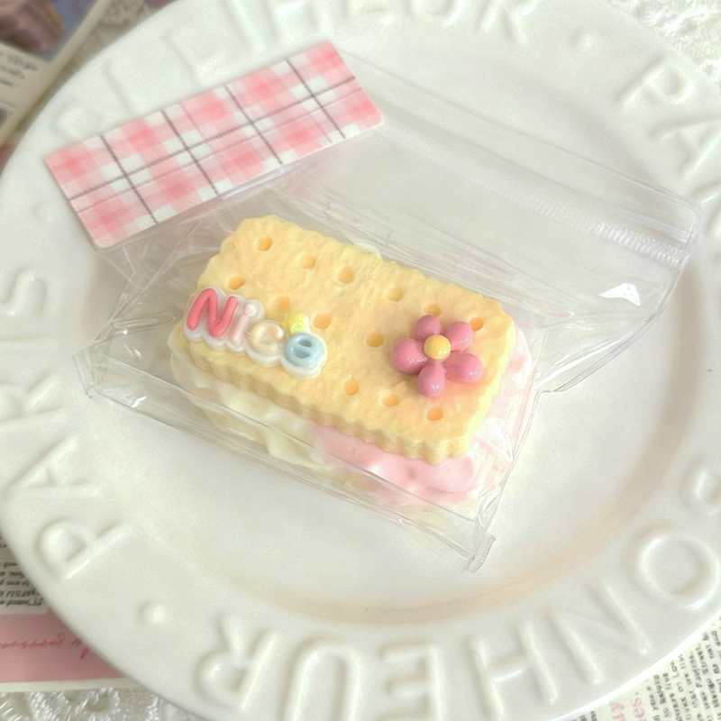 PeachyPuff Strawberry Sandwich Cookies Squishy