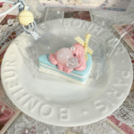 PeachyPuff Mermaid with white Pearl Basque squishy