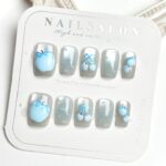 Glass Bead Cat Eye Press-on Nails - Image 2