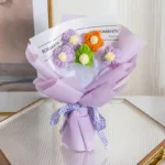 Five Knitted Wool Flower Series - Image 4