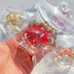 Crystal Clear Cat Paw Squeeze Toy