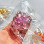 Crystal Clear Cat Paw Squeeze Toy - Image 2