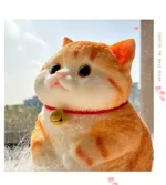 Cute Orange Cat Squishy Toy