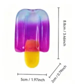 Two-tone ice cream squishy toy - Image 2