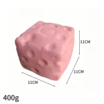 Large Cheese Stress Relief Squishy Toy - Image 2