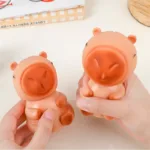 Snappy Capybara Inflatable Squishy – Slow-Rise Stress Relief Toy