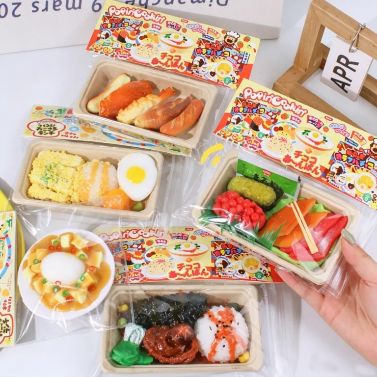 Sushi Bento Squishy Play Set – Fake Food Sensory Toys