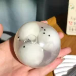Mochi Dumpling Crispy Squishy Balls – Sesame & Strawberry