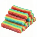Rainbow Sour Candy Strips Squishy – Stretchy 6-Pack