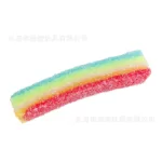 Rainbow Sour Candy Strips Squishy – Stretchy 6-Pack