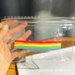Rainbow Sour Candy Strips Squishy – Stretchy 6-Pack
