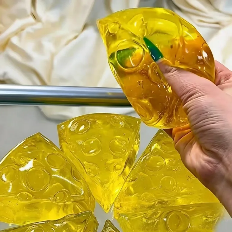 Honey Cheese Finger Squishy – Poke & Squeeze Stress Toy
