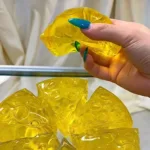 Honey Cheese Finger Squishy – Poke & Squeeze Stress Toy