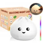 Silicone Tap-Tap Night Light – Cute Bedside Lamp for Kids