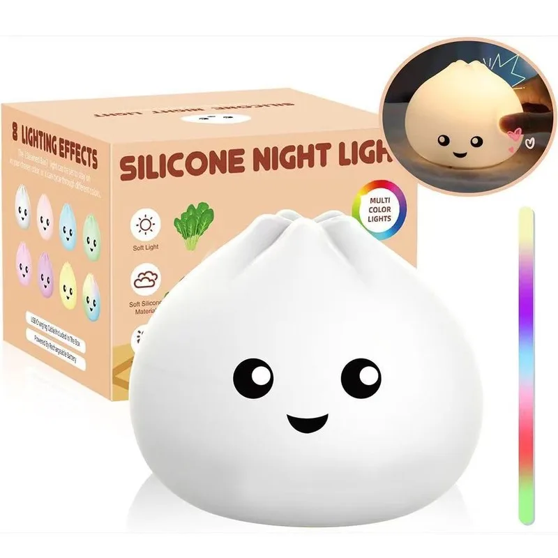 Silicone Tap-Tap Night Light – Cute Bedside Lamp for Kidssilicone-tap-tap-night-light-cute-bedside-lamp-for-kids