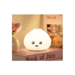 Silicone Tap-Tap Night Light – Cute Bedside Lamp for Kids