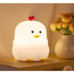 Silicone Tap-Tap Night Light – Cute Bedside Lamp for Kids