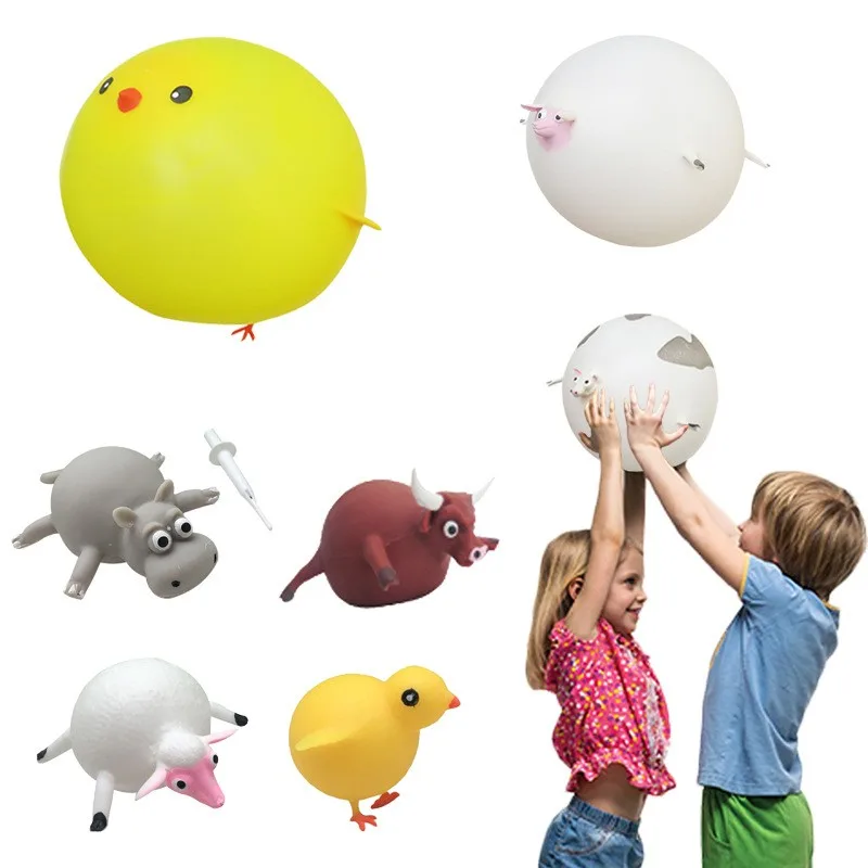 Inflatable Bubble Ball – Squishy Bouncy Sensory Toy