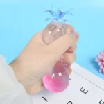 Mini Glitter Pineapple Squishy Ball – Pocket Fidget Toy