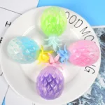 Mini Glitter Pineapple Squishy Ball – Pocket Fidget Toy