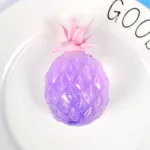 Mini Glitter Pineapple Squishy Ball – Pocket Fidget Toy
