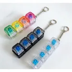 Light-Up Fidget Button Keychain – Clicky Stress Relief Gadget