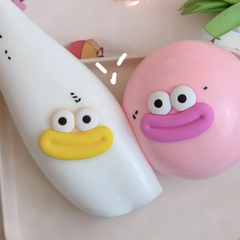 Jumbo Daifuku Mochi Squishy – Googly-Eyed Stress Ball